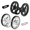 Lixada Aluminum Alloy Bike Double Roller Rear Wheels Replacement for Brompton Folding Bicycle Rear
