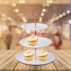 3 Tier Dessert Stand, Pastry Holder, Fruits Snack Serving Tray, Cookie Tray for Party