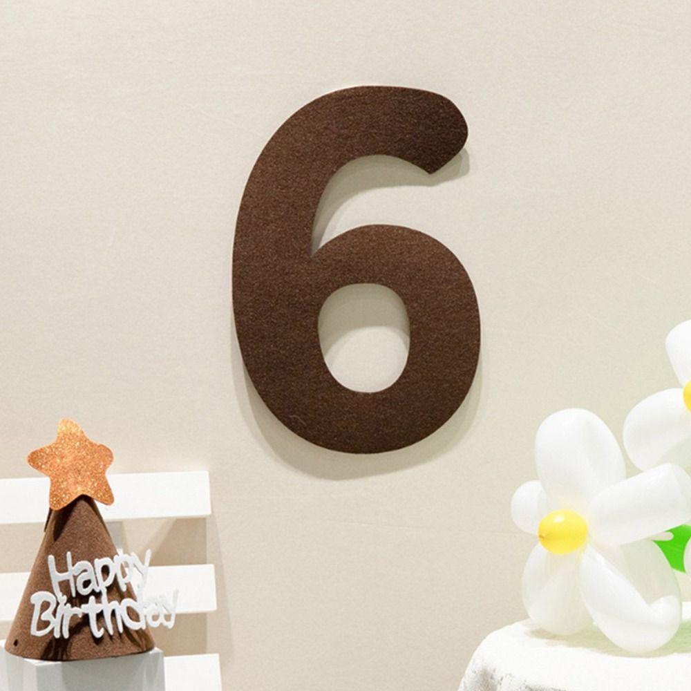 Garland Pull Flags Hanging Flag Happy Birthday Pulling Flower Felt Birthday Banner Party Decor