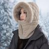 Cold and Warm Lei Feng Hat Women's Autumn and Winter Cycling Windproof Ear Protection Cotton Hat Northeast Outdoor Scarf Ski Hat