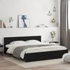 VidaXL Bed Frame with Headboard Black 180x200 Cm 3207463