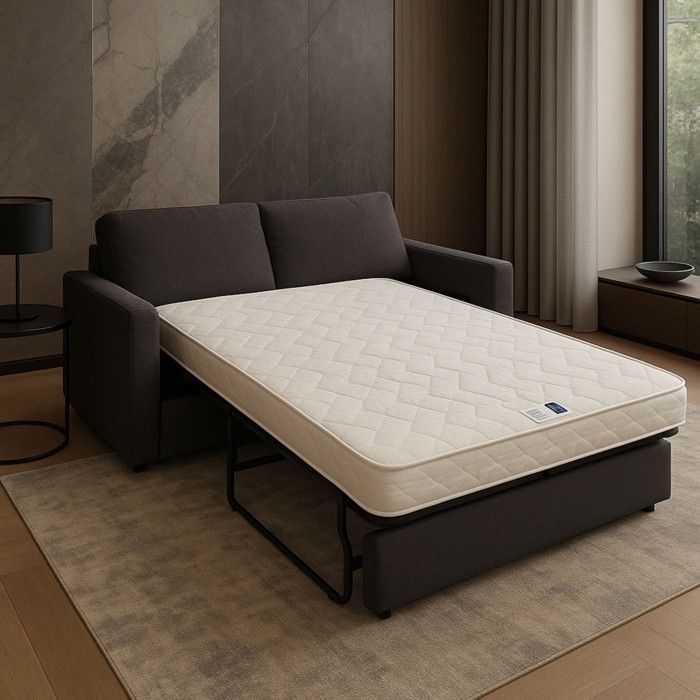 Very Firm Memory Foam Support Mattress 130x190 Cm Thickness 13 Cm - 5 Comfort Zones - High Resilience Polished Latex Core