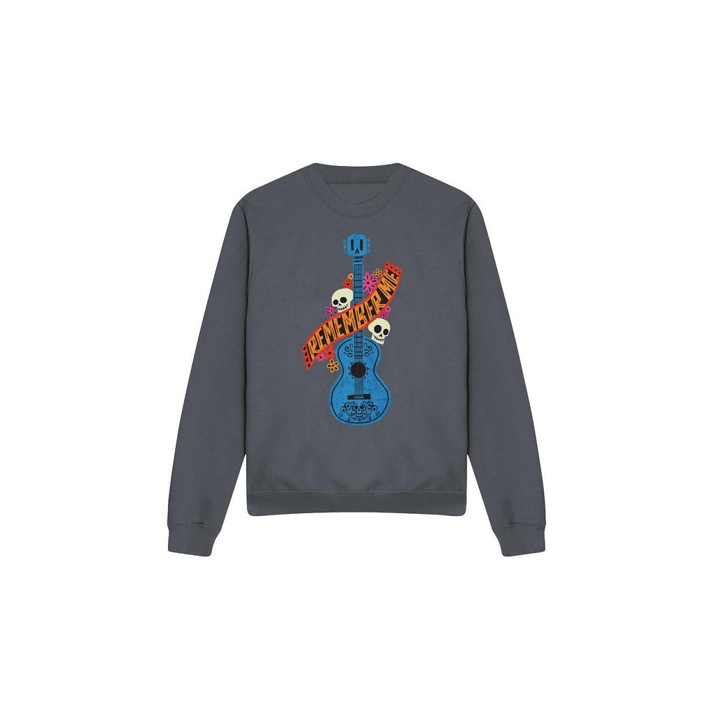 Coco Unisex Adult Remember Me Guitar With Skulls Sweatshirt