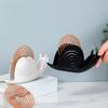 Iron Art Snail Shaped Design Indoor Solid Color Unique Mosquito Coil Box Holder Cartoon Funny Home Accessories