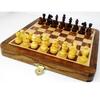 Wooden Magnetic Chess Set Of 17.78 Cm Foam Slotting For Chess Pieces