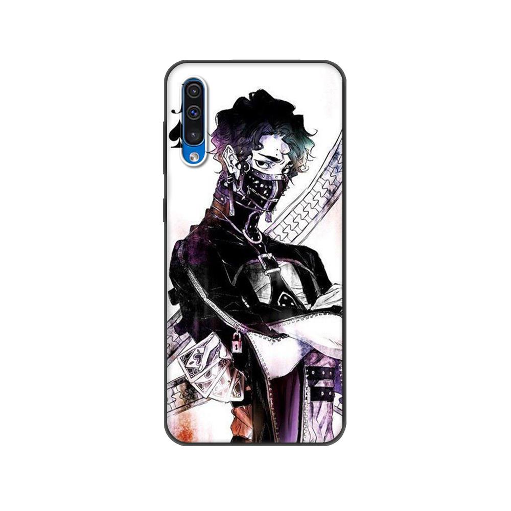 Black Tpu Case For Samsung Galaxy A50 50S A30S A10 A01 A11 A21S A31 A41 A51 A71 M21 M30S S10 LITE Cover Sakusa Kiyoomi Haikyuu