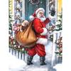 Santa Claus DIY 5D Diamond Painting Full Round Resin Scenery Diamond Embroidery Cross Stitch Kits Christmas Gift