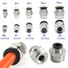 1Pcs Straight PC Pneumatic Fittings Pipe Fitting Quick Connecors Durable Air Connector
