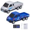 Mini Remote Control Truck, 2.4Ghz Alloy Electric Vehicle with Lights, App Controlled Toy for Boys Ki