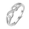 Eternity Ring Engagement Rings Sterling Silver 925 Rings For Women Silver Wedding Lady Infinity Jewelry (Ri101804 )