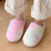 Fashion Shoes for Women Cute Home Platform Slippers Men Couples Winter Plush Slides Indoor Lovely Cotton Shoes Flat Fluffy Slippers