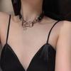 Y2K Gothic Star Collar Choker Necklace - Punk Puppy Clavicle Chain for Women