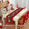 New Year Xmas Table Flag Cover Santa Claus Christmas Tablecloth  Christmas Party