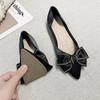 Woman Flats Non Slip Shoes for Women Fashion With Bow Stylish On Promotion Vacation High Quality a 2024 Summer Discount