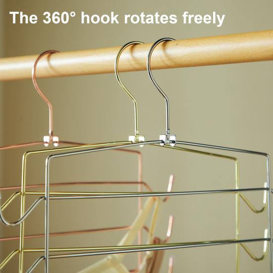 Legging Organizer Rotatable Yoga Pants Hanger Strong Load-bearing Foldable Design Space-Saving Closet Organizer