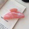 Stripes Hair Claw Acrylic Colorful Claw Clip Women Crab Hair Clips Girls Make Up Washing Tool Hair Accessories