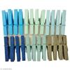 Clothespins 2.5 Cm - Ocean Colors - 24 Pcs