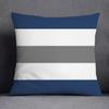 Blue Striped Plaid Pillowcase Office Living Room Home Pillowcase Car Ornaments