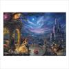 Tenyo In 1000 Piece Jigsaw Puzzle Disney Thomas Kinkade Beauty and the Beast Beauty and the Beast Dancing In the Moonlight Canvas Style Special Art