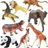 Kids Pangpang Soft Animal Friends Figure Set of 8, Popular Toys In Korea