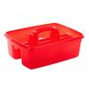 Leecroft Handy Plastic Caddy Red