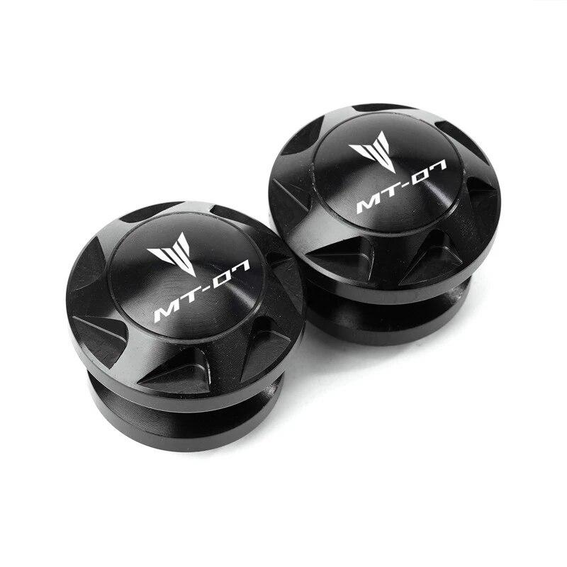 Moto Accessories Aluminum CNC Swingarm Sliders Spools Fit For YAMAHA MT03 MT25 MT09 MT10 MT 09 10 03 TRACER MT07 900 GT 900GT
