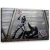 Canvas Print Banksy Street Art Graffiti