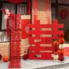 3D KT Board Double Happiness Wedding Decoration Set for Room & Yard