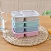 Wheat Straw Lunch Box Microwave Compartment Dinnerware Food Storage Container Lunch Box for Kids Healthy BPA Free Bento Boxes