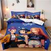 Q K-Pop Demon Hunter Beddding Set for Fans Kids Machine Washable Durable King Queen Twin Size for K-pop Girls Home Bedroom Decor