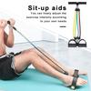 Multifunction Tension Rope Elastic Yoga Pedal Puller Resistance Band with Non-Slip Handle Leg Stretching Tension Rope Home Fitness Equipment