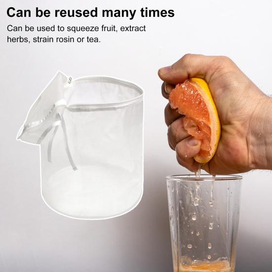 Reusable Micron Filter Zipper Bag Food Grade BPA Free Multipurpose