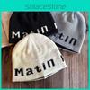 Fashion Letter Street Pattern Neutral Casual Knitted Hat For Autumn And Winter