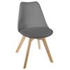 Baya Atmosphera Scandinavian Style Chair - Dark Gray