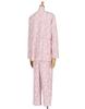 Relax Long Long Cotton Kind Top and Bottom Open CDW484 PI [Wacoal & Sleep] Pajamas, Sleeves, Pants, 100% (Body), Warm, Design, Set, Front, Women's