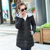Winter Clothes Korean Version of The Large Size Mid-length Hooded Slim-fit Thickened Gloves Down Cotton-padded Jacket Women