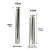 Stainless Steel Tubular Wine Pot 55ml 60ml Hip Flasks Durable Wine Whisky Bottle  Outdoor