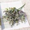 Artificial Plastic Plants Leaves Green Eucalyptus Branches Home Decoration Fake Flowers