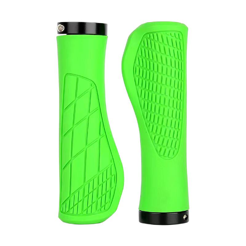 1Pair Bicycle Grips Shockproof Bike Handlebar Cover Anti-Slip Lockable Grips Ergonomic Cycling Rubber Handle Grips