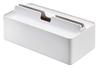 Yamazaki Jitsugyo Tray with Lid Paper Towel Case White Approx. W26.5 X D13.5 X H10cm Tower Tissue Case 5874