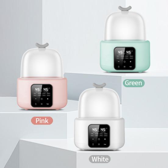 Baby Bottle Warmer Sterilizers Dryer Quick Heat Breastmilk Time Adjustment Baby Bottle Heater Adjustable Temperature Bottle Warmer for Travel