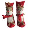 Long Stocking Stuffers Socks Household Chunky Winter Thermal Thicken Warm Socks Funny Anti-Skid 3D Cartoon Animal Soft Crew Sock