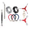 10 Pack Bike Spoke Wrench Tool Kits Including Bicycles Spoke Wrench Double-Headed Spoke Wrench Socket Wrench with Handle