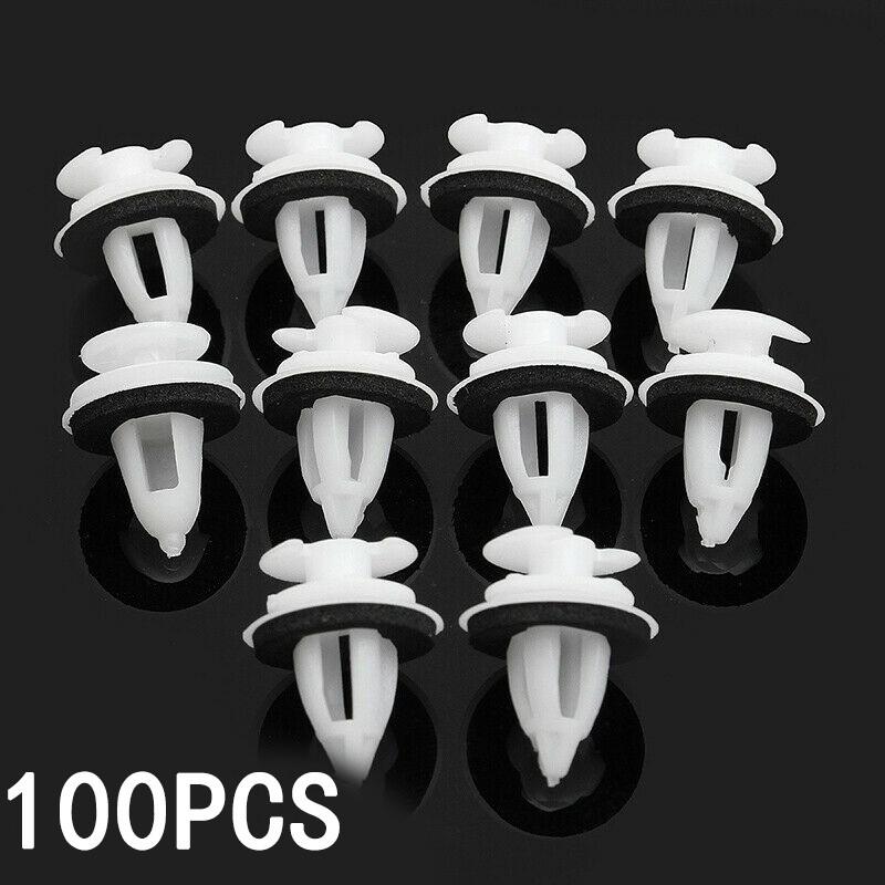 Decor Fastener Clips Accessory Spare Part 100pcs Door Panel With Seal Ring