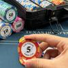 5pcs Poker Chips Casino Coins Multi-denomination Gambling Chips Texas Table Games for Casinos Chips Party Entertainment