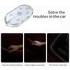 High Brightness LED Touch Light USB Charging Car Interior Lighting Magic Sticker Ambient Lamp With Strobe Mode For Multi-color