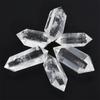 Gift Healing Stone Home Decoration Clear Crystal Obelisk Double-pointed Hexagonal Wand White Quartz