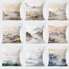 Chinese Style Landscape Pillowcase Dormitory Decoration Office Living Room Sofa Home Pillowcase