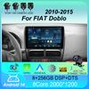 Car Radio Android 14 For FIAT Doblo 2010 2011 2012 - 2015 Navigation GPS Multimedia Video Player Stereo Carplay+auto WiFi+4G BT
