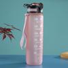 Gradient Color Space Cup, Large Capacity with Handle, Flip Lid, Straw; Portable Outdoor Fitness Sports Water Bottle.